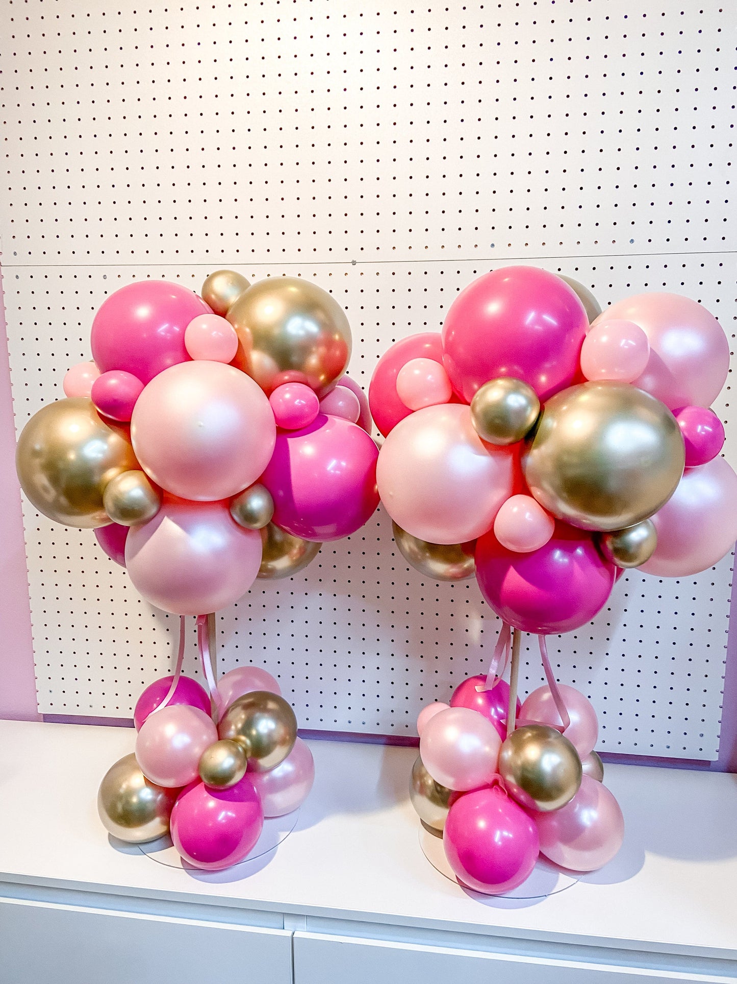 Composizione topiaria con palloncini/ centrotavola