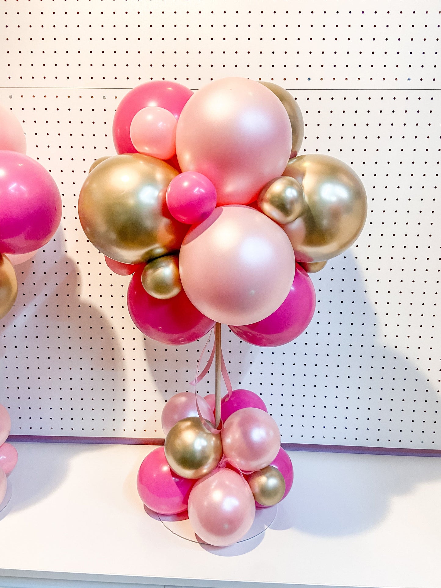 Composizione topiaria con palloncini/ centrotavola