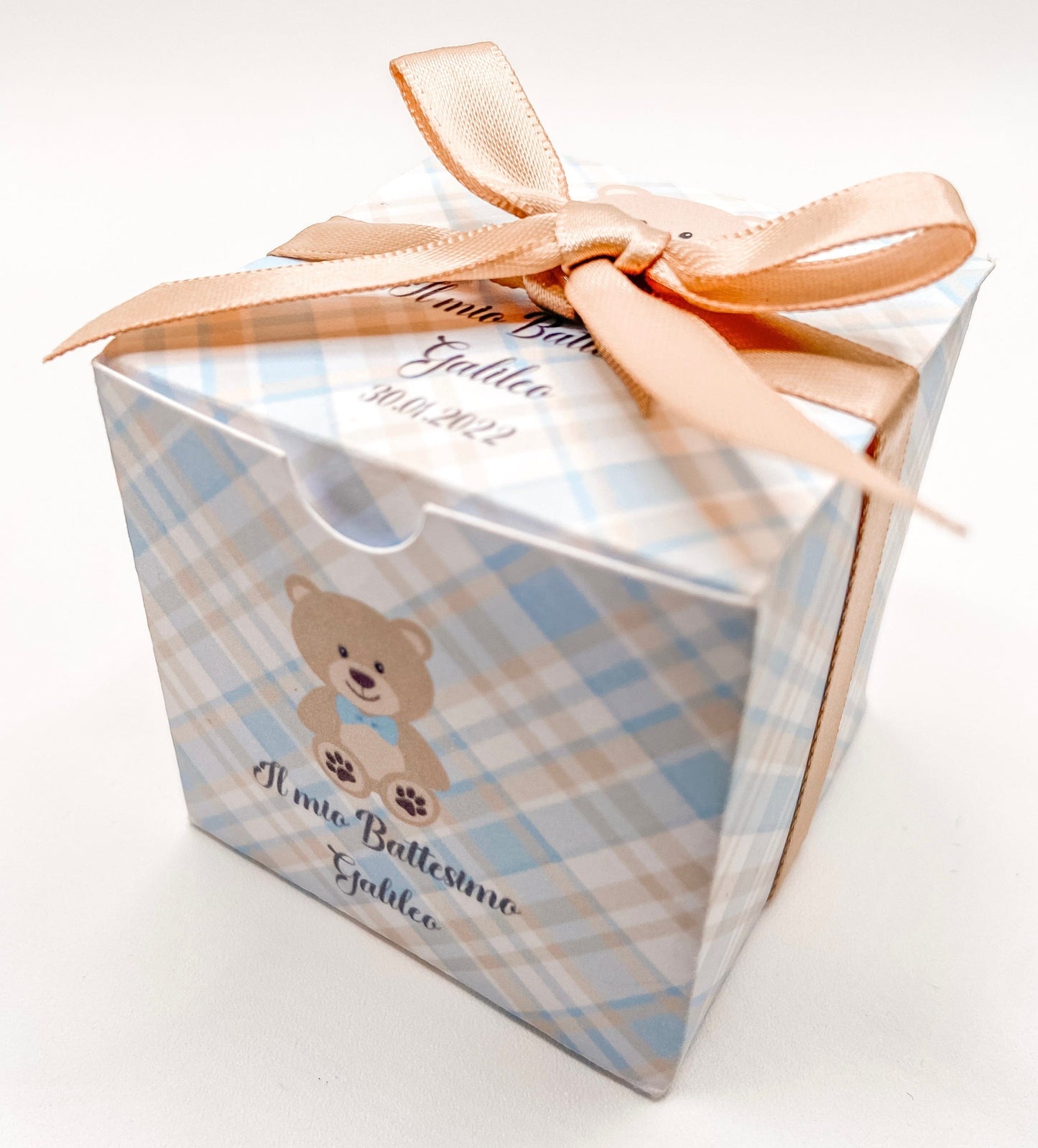 Scatolina in cartoncino, personalizzabile