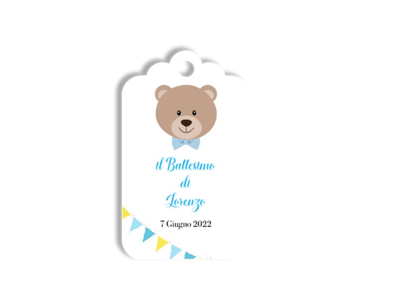 bigliettino Orso Azzurro