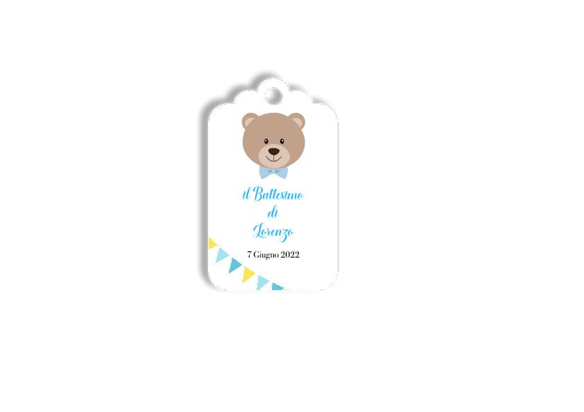 bigliettino Orso Azzurro
