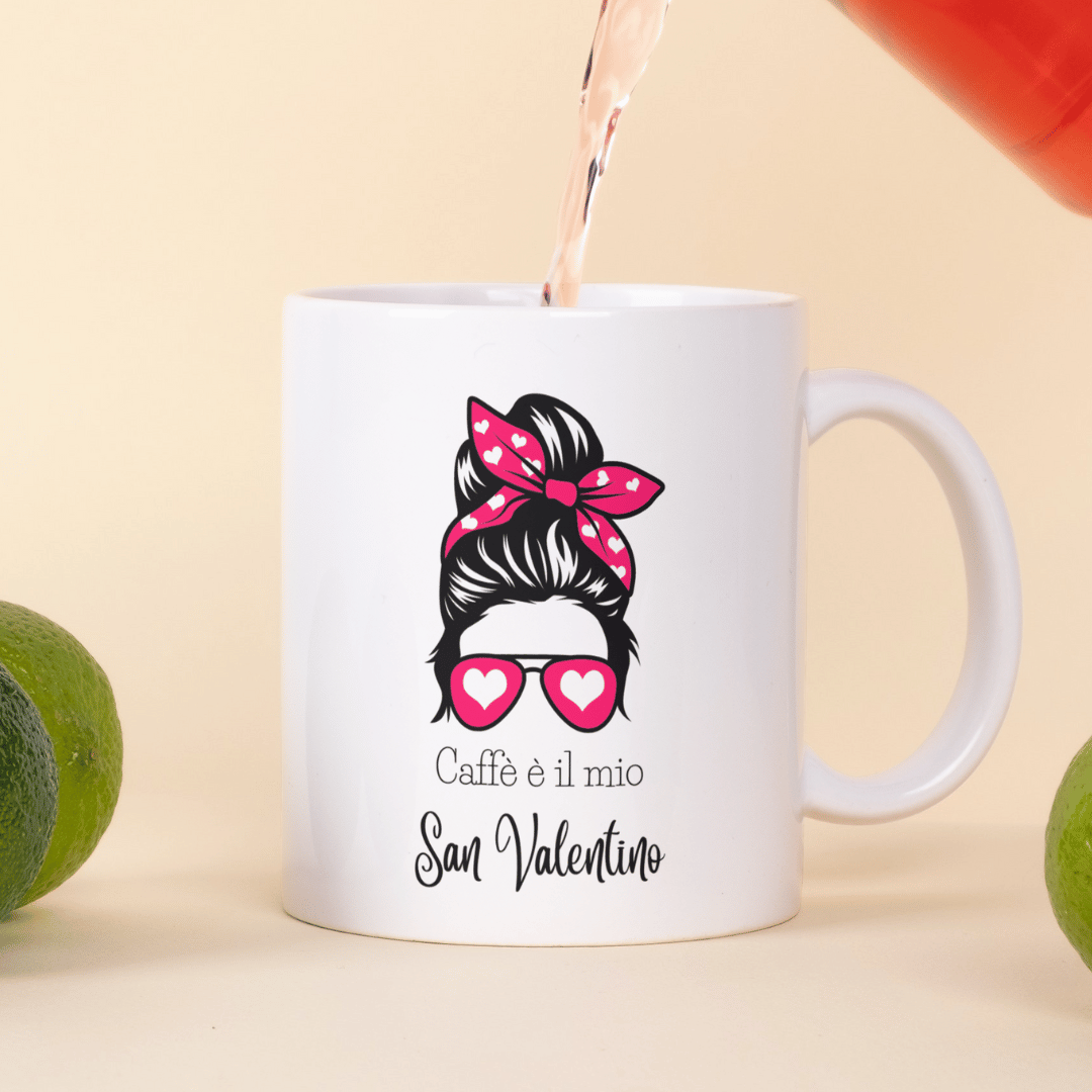 Tazza Personalizza- Caffè è il mio San Valentino