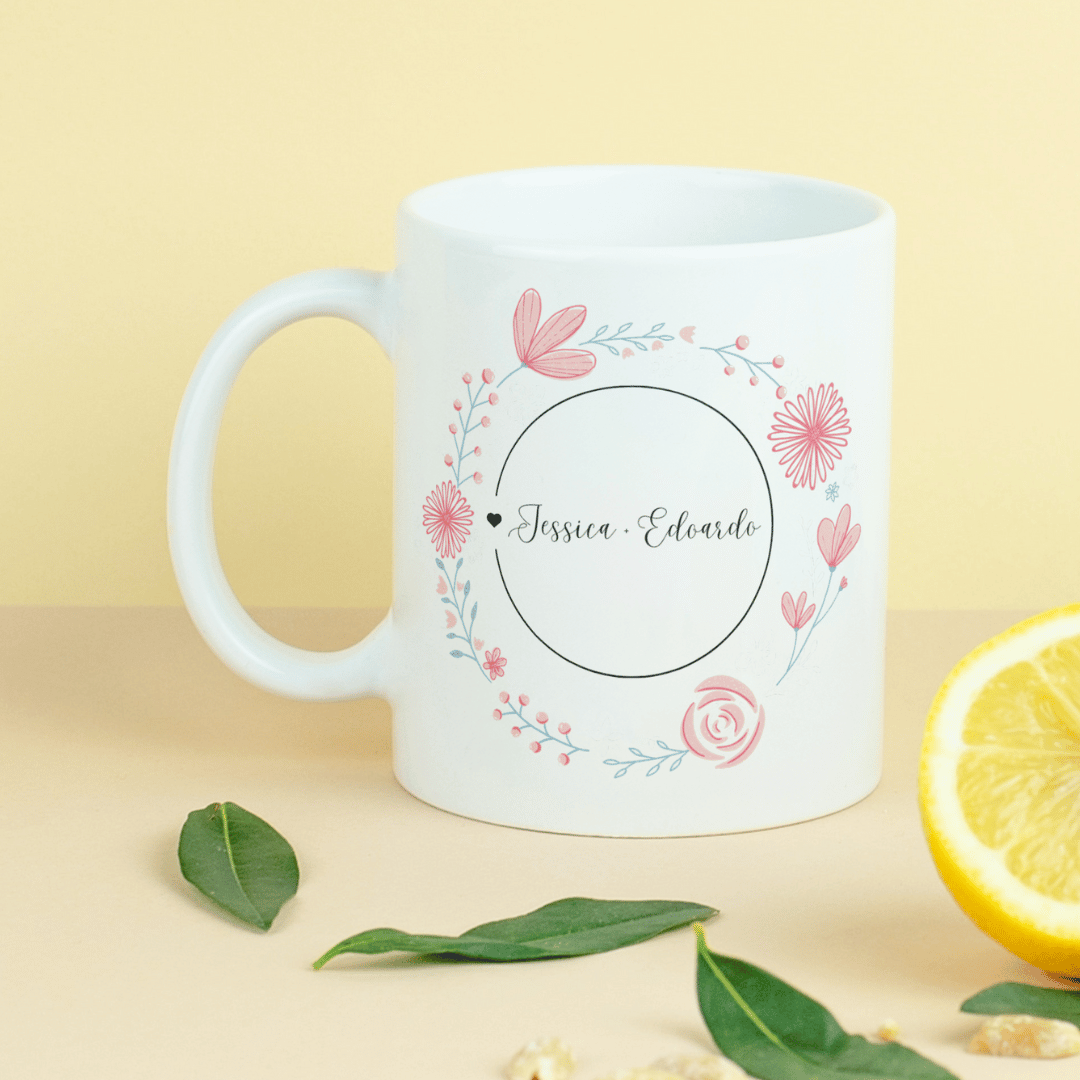 Tazza Personalizza Regalo di San Valentino, Nomi Personalizzabili