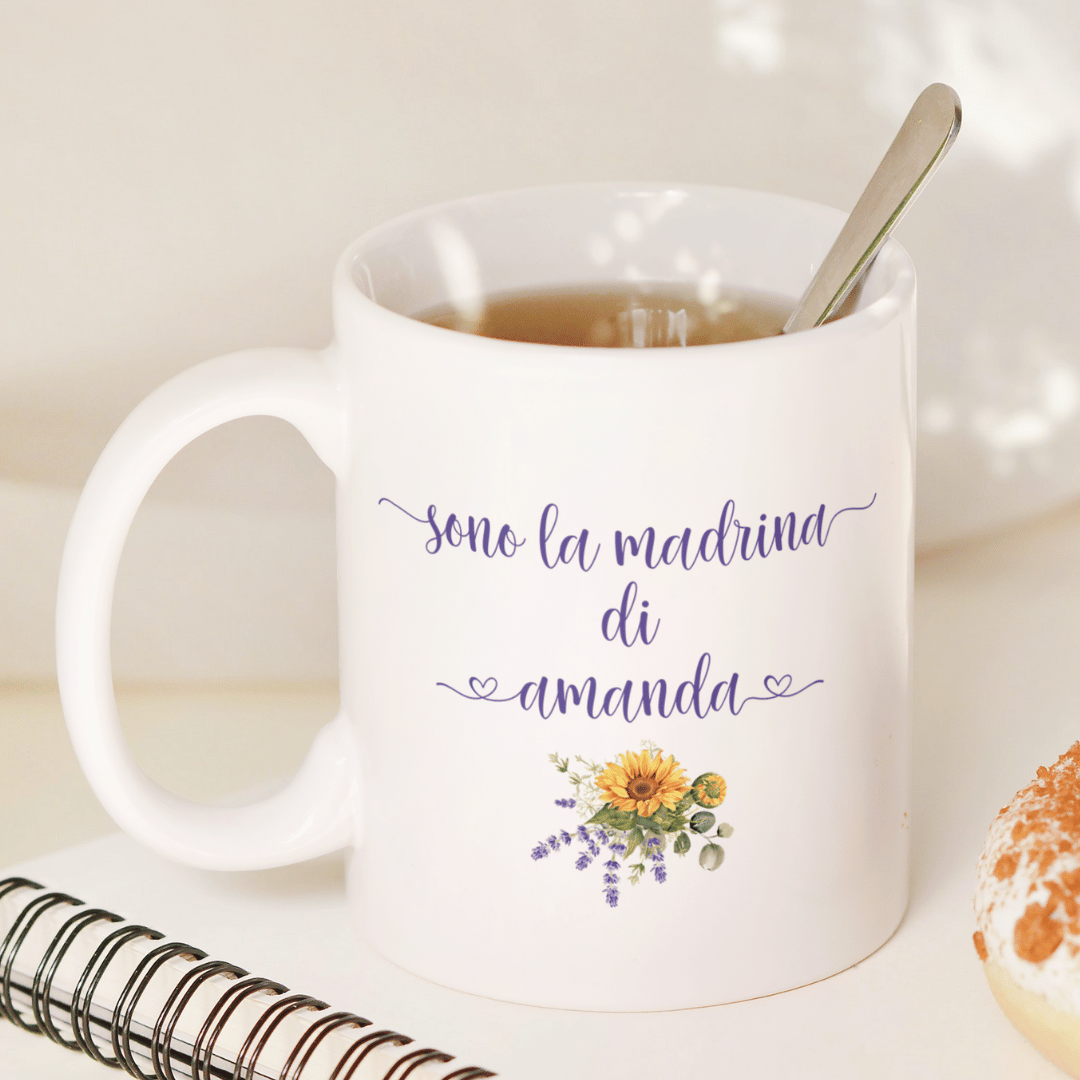 Tazza Personalizzata. Idea Regalo per una Madrina
