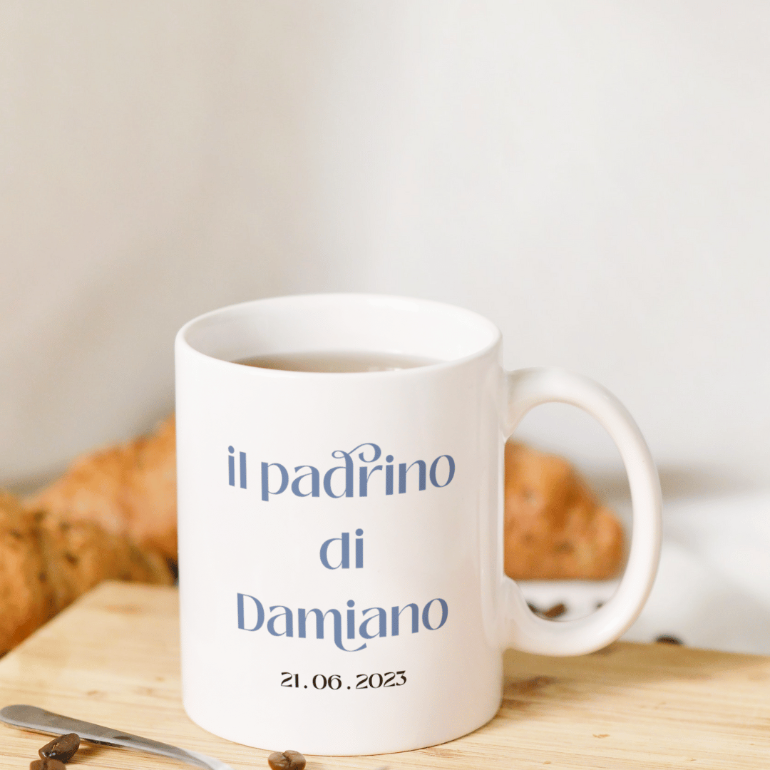 Tazza Personalizzata. Idea Regalo per un Padrino