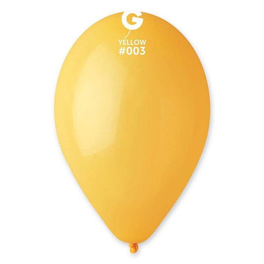 Palloncino 12" G110 Giallo Mais "Yellow 003" 100pz