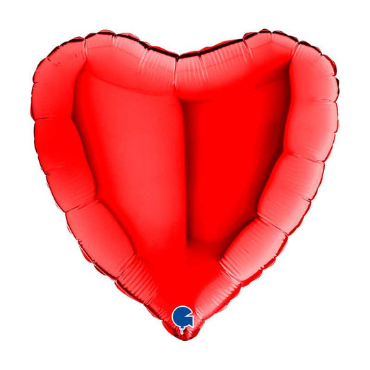 Palloncino 18" mylar Cuore Rosso "Heart Red"
