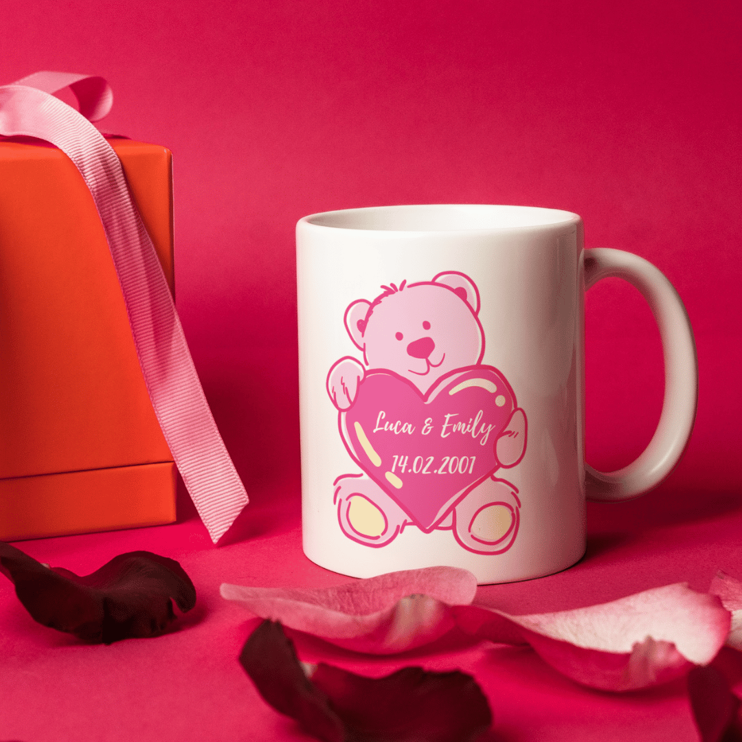 Tazza Personalizzata- orsacchiotto con cuore