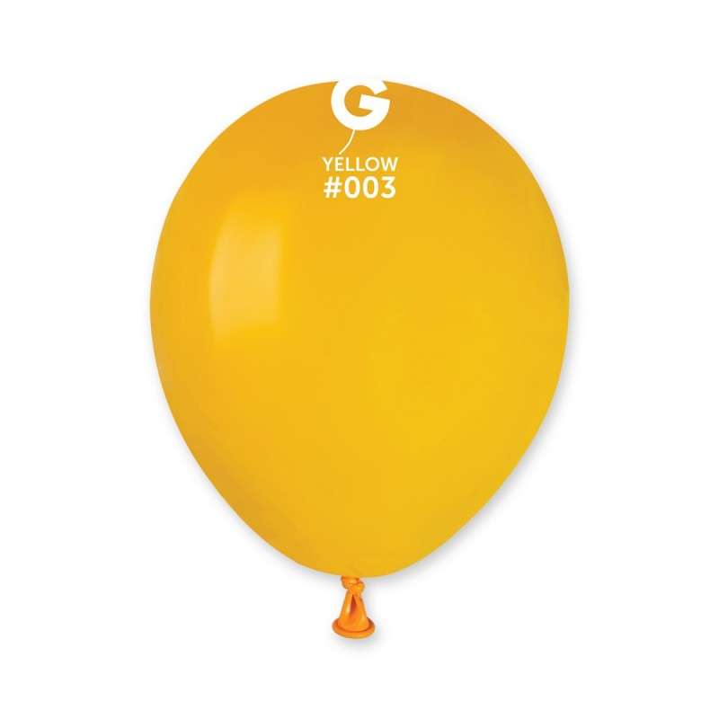 Palloncino 5" A50 Giallo Mais "Yellow 003" 100pz