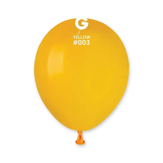 Palloncino 5" A50 Giallo Mais "Yellow 003" 100pz