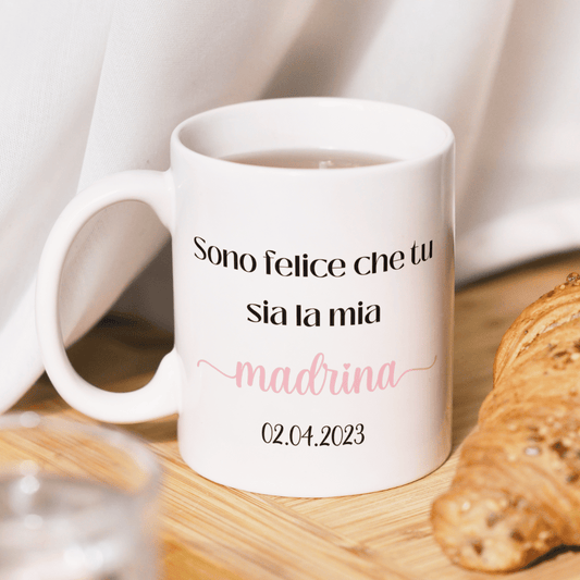 Tazza Personalizzata. Idea Regalo per una Madrina