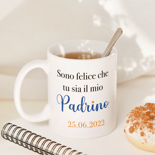 Tazza Personalizzata. Idea Regalo per un Padrino