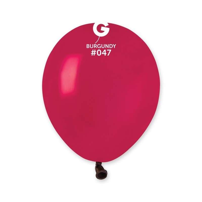 Palloncino 5" A50 Borgogna "Burgundy 047" 100pz