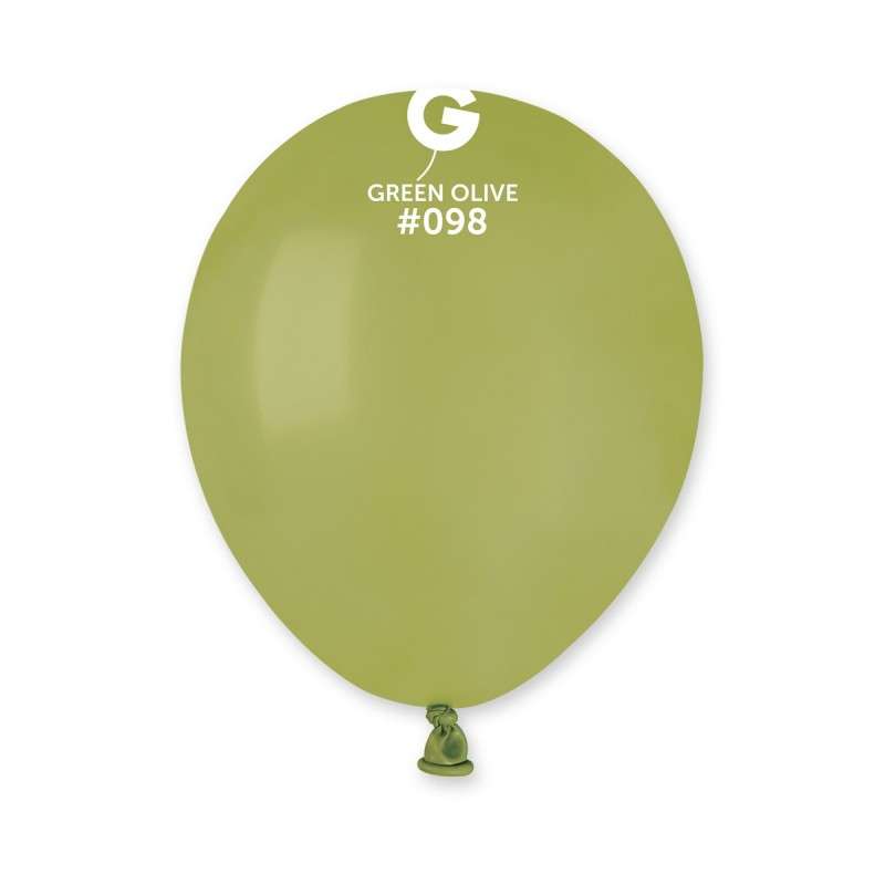 Palloncino 5" A50 Verde Oliva "Green Olive 098" 100pz