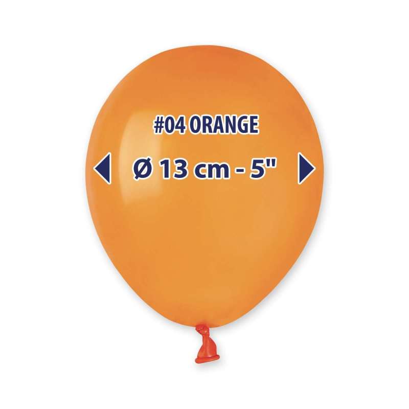 Palloncino 5" A50 Arancio "Orange 004" 100pz