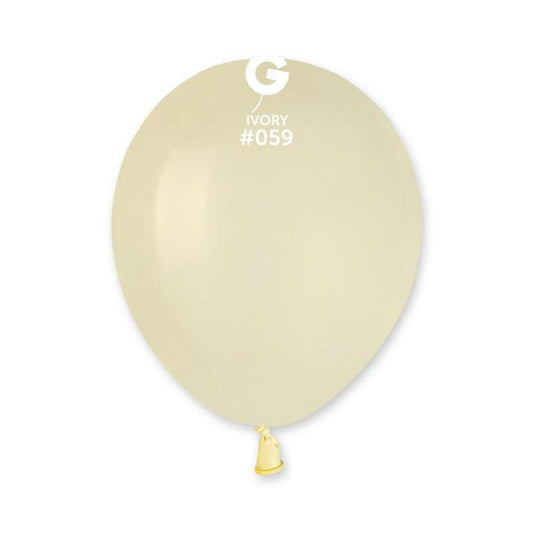 Palloncino 5" A50 Avorio "Ivory 059" 100pz