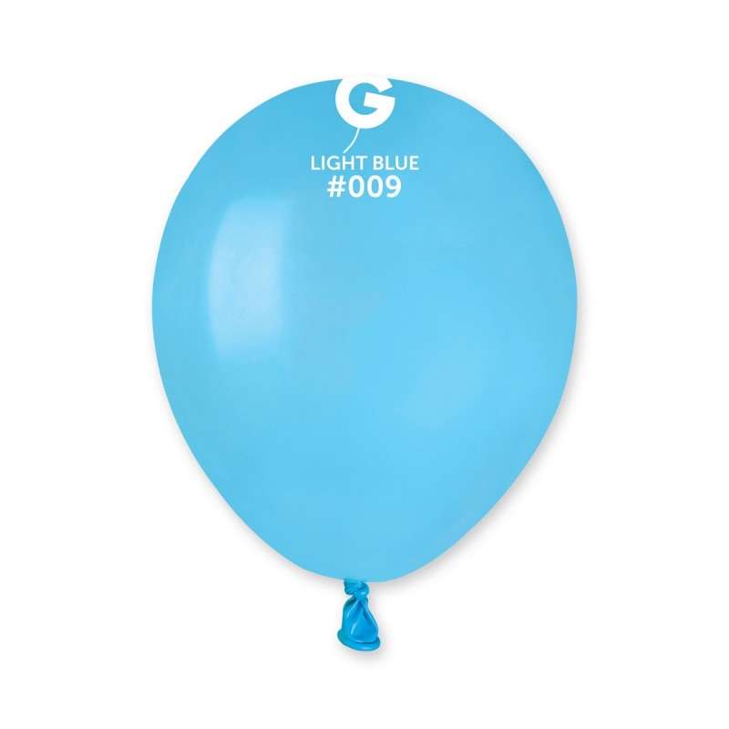 Palloncino 5" A50 Celeste "Light Blue 009" 100pz