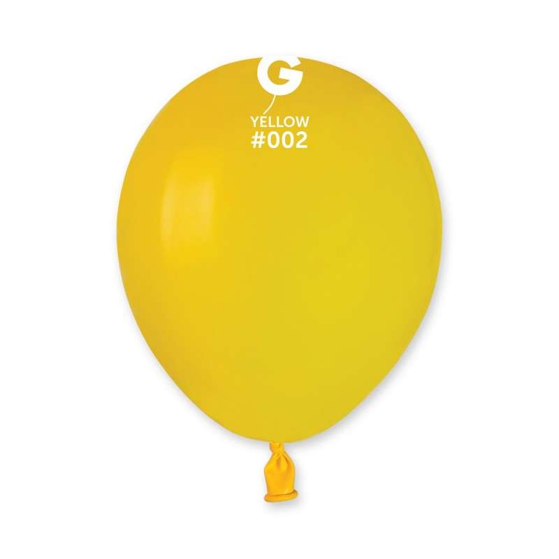 Palloncino 5" A50 Giallo "Yellow 002" 100pz