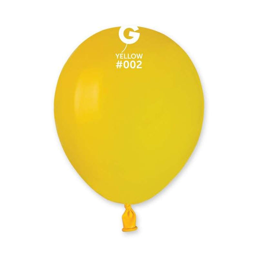 Palloncino 5" A50 Giallo "Yellow 002" 100pz