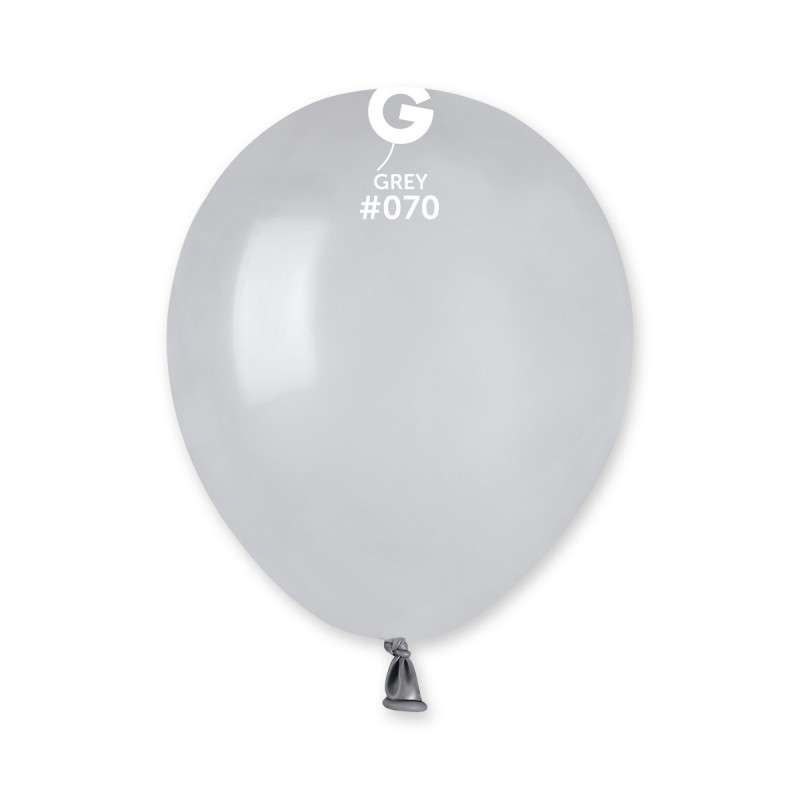 Palloncino 5" A50 Grigio "Grey 070" 100pz