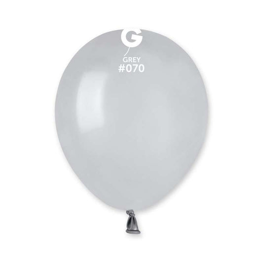 Palloncino 5" A50 Grigio "Grey 070" 100pz