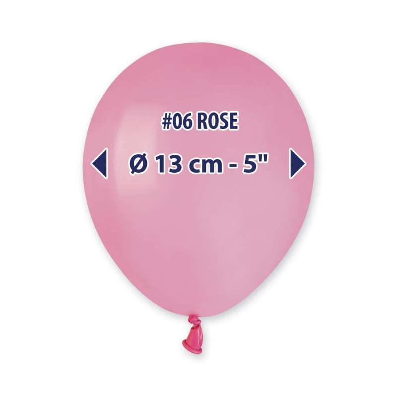 Palloncino 5" A50 Rosa "Rose 006" 100pz