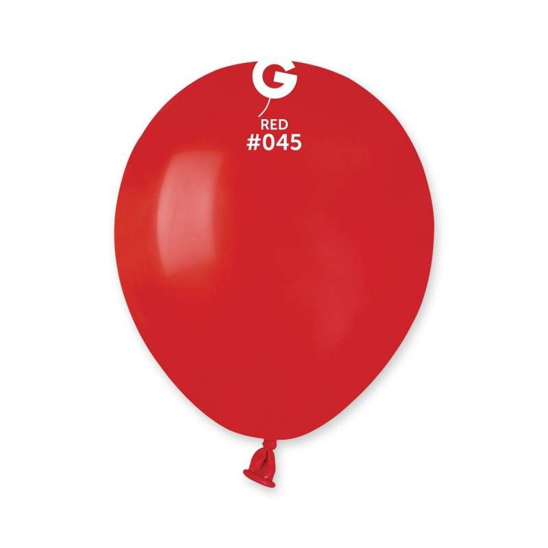 Palloncino 5" A50 Rosso "Red 045" 100pz