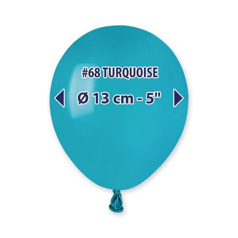 Palloncino 5" A50 Turchese "Turquoise 068" 100pz