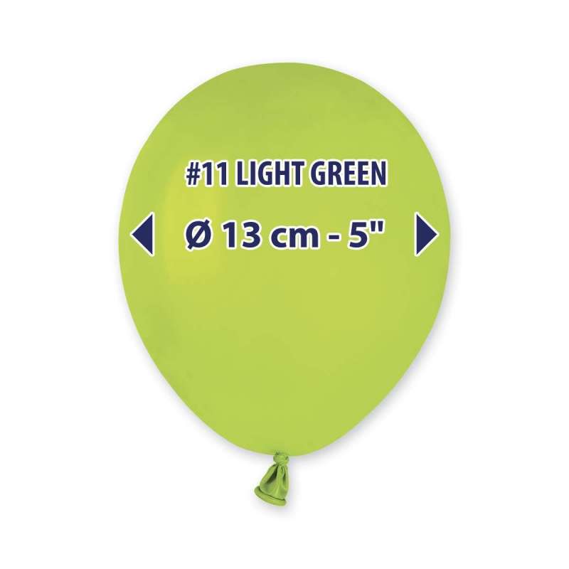 Palloncino 5" A50 Verde Lime "Light Green 011" 100pz