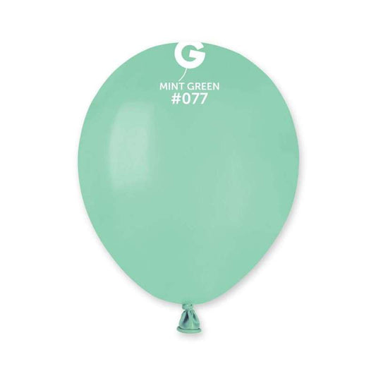 Palloncino 5" A50 Verde Menta "Mint Green 077" 100pz