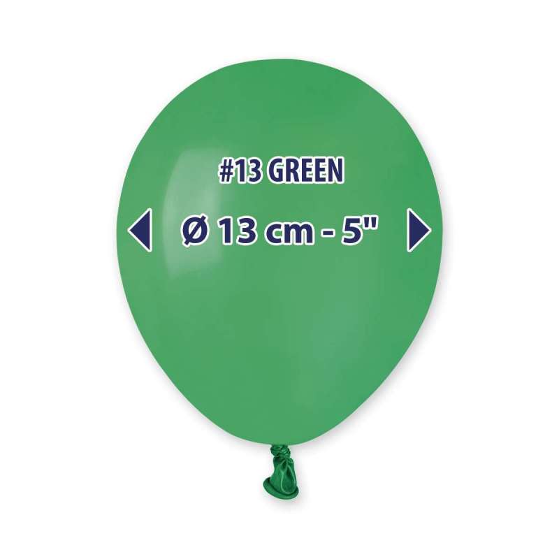 Palloncino 5" A50 Verde Scuro "Green 013" 100pz