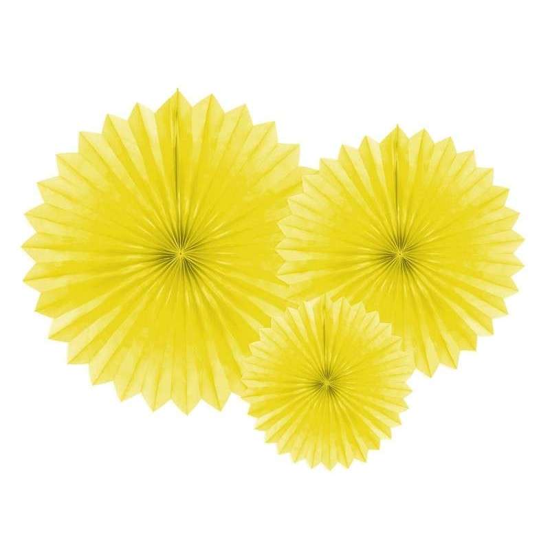 Rosoni 3D Doppio volume Giallo 3Pz